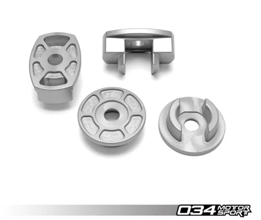 034 Billet Aluminum takakelkan insertit, B9/B9.5 Audi A4/S4/RS4, A5/S5/RS5, Allroad
