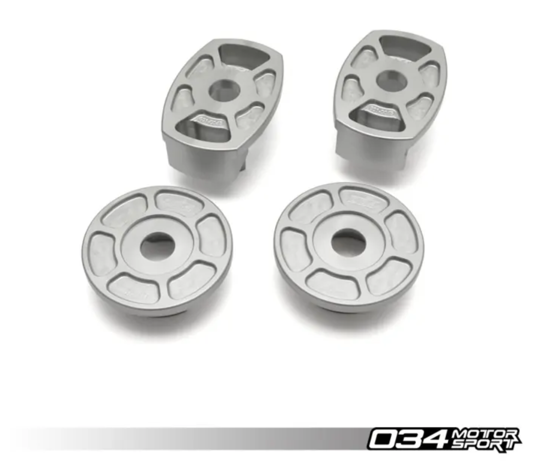 034 Billet Aluminum takakelkan insertit, B9/B9.5 Audi A4/S4/RS4, A5/S5/RS5, Allroad-2