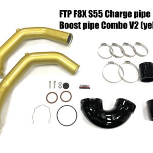 FTP ahtoputket (kulta) sis. J-pipe, BMW S55 M2C, M3, M4 (F80/F82)