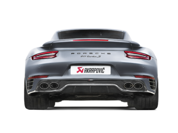 Porsche 911 Turbo / Turbo S (991.2) (2016-2019) Akrapovic Hiilikuitudiffuusori (Gloss)-3