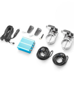 Pakoputkiston läppäventtiili 2x 63,5mm ohjaimella, sarja