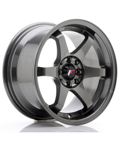 JR Wheels JR3 15x8 ET25 4x100/108 Gun Metal