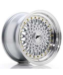 JR Wheels JR9 15x8 ET20 4x100/108 Silver w/ Machined Lip