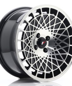 JR Wheels JR14 16x8 ET15 4x100 Gloss Black Machined Face