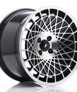 JR Wheels JR14 16x9 ET10 4x100 Gloss Black Machined Face