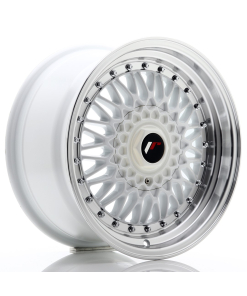 JR Wheels JR9 16x8 ET25 4x100/108 White w/ Machined Lip
