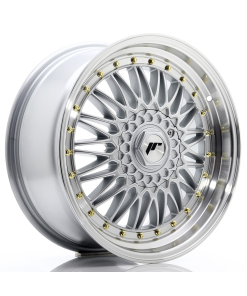 JR Wheels JR9 18x8 ET35 5x100/120 Silver w/ Machined Lip