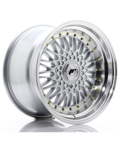 JR Wheels JR9 17x10 ET20 (Custom PCD) Silver w/ Machined Lip