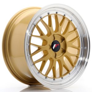 JR Wheels JR23 18x8,5 ET25-48 5H (Custom PCD) Gold w/Machined Lip