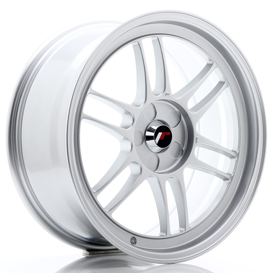 JR Wheels JR7 18x8 ET35 5H (Custom PCD) Silver