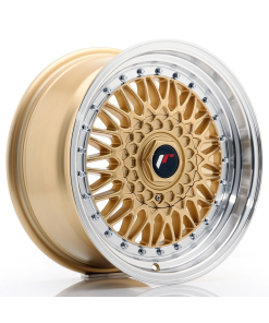 JR Wheels JR9 16x7,5 ET25 4x100/108 Gold w/ Machined Lip
