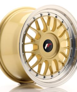 JR Wheels JR23 16x8 ET20-45 (Custom PCD) Gold w/Machined Lip