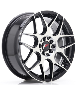 JR Wheels JR18 17x7 ET40 4x100/114 Black Machined