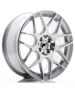 JR Wheels JR18 17x7 ET40 4x100/114 Silver Machined
