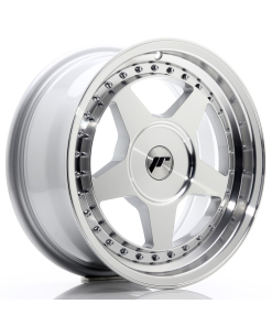 JR Wheels JR6 16x7 ET20-35 (Custom PCD) Silver Machined Face