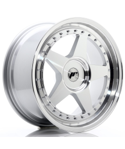 JR Wheels JR6 18x8,5 ET20-40 (Custom PCD) Silver Machined Face
