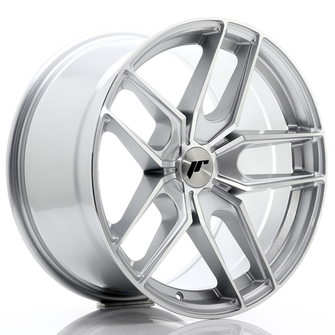 JR Wheels JR25 18x9,5 ET20-40 5H (Custom PCD) Silver Machined Face