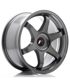 JR Wheels JR3 17x8 ET35 (Custom PCD) Gun Metal