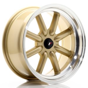 JR Wheels JR19 17x8 ET-20-0 (Custom PCD) Gold