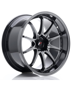 JR Wheels JR5 19x10.5 ET12 5H (Custom PCD) Hyper Black