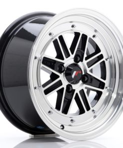 JR Wheels JR31 15x7.5 ET20 4x100 Gloss Black Machined Face