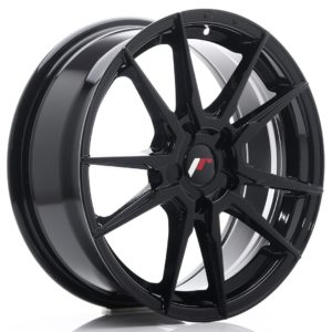 JR Wheels JR21 17x7 ET35-40 5H (Custom PCD) Gloss Black