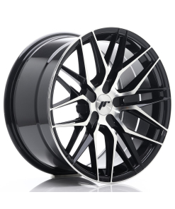 JR Wheels JR28 18x9,5 ET20-40 5H (Custom PCD) Gloss Black Machined Face