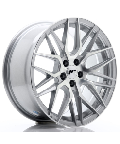 JR Wheels JR28 17x8 ET40 5x112 Silver Machined Face