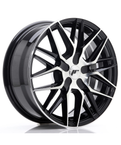 JR Wheels JR28 17x8 ET25-40 (Custom PCD) Gloss Black Machined Face