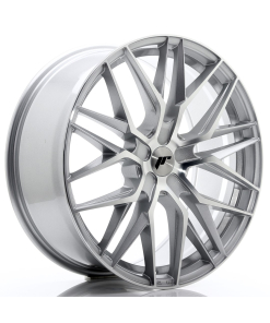 JR Wheels JR28 21x9 ET15-45 5H (Custom PCD) Silver Machined Face