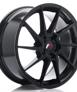 JR Wheels JR36 18x8 ET20-52 5H (Custom PCD) Gloss Black
