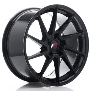 JR Wheels JR36 18x9 ET20-48 5H (Custom PCD) Gloss Black