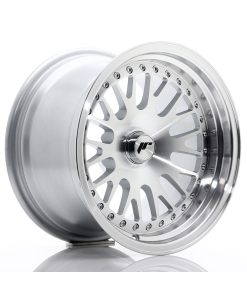 JR Wheels JR10 15x9 ET0-20 (Custom PCD) Silver Machined Face