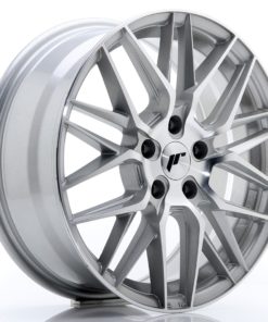 JR Wheels JR28 17x7 ET35 5x100 Silver Machined Face