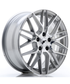 JR Wheels JR28 17x7 ET40 5x112 Silver Machined Face