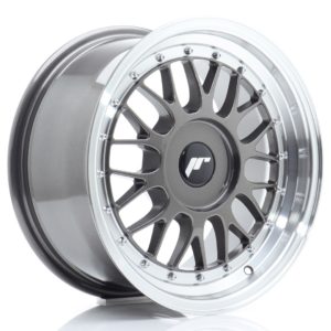 JR Wheels JR23 16x8 ET20-45 (Custom PCD) Hyper Gray w/Machined Lip