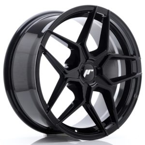 JR Wheels JR34 18x8 ET20-42 5H (Custom PCD) Glossy Black
