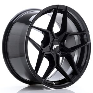 JR Wheels JR34 18x9 ET20-42 5H (Custom PCD) Glossy Black
