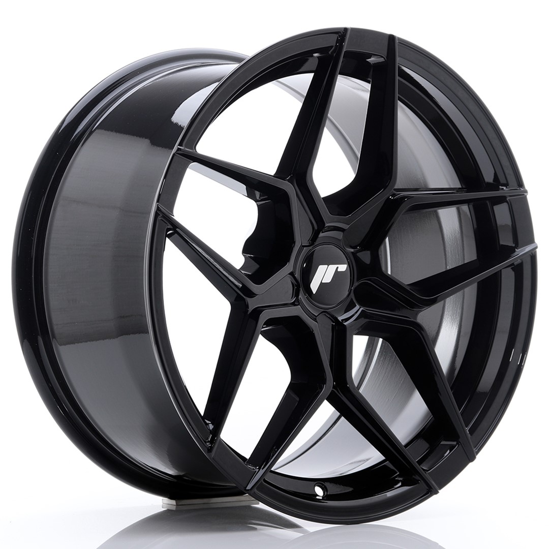 JR Wheels JR34 18x9 ET20-42 5H (Custom PCD) Gloss Black