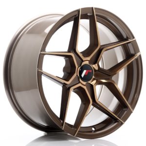 JR Wheels JR34 18x9 ET20-42 5H (Custom PCD) Platinum Bronze