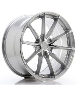 JR Wheels JR37 20x10 ET20-45 5H (Custom PCD) Silver Machined Face