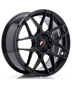 JR Wheels JR18 17x8 ET35 5H (Custom PCD) Black Machined