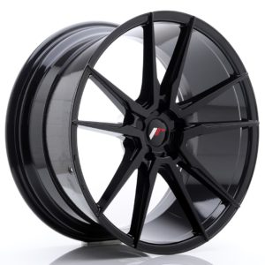 JR Wheels JR21 21x10 ET15-48 5H (Custom PCD) Glossy Black