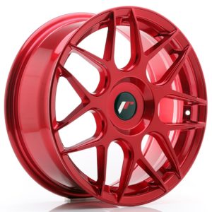 JR Wheels JR18 17x7 ET20-40 (Custom PCD) Platinum Red