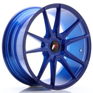 JR Wheels JR21 18x8,5 ET20-40 (Custom PCD) Platinium Blue