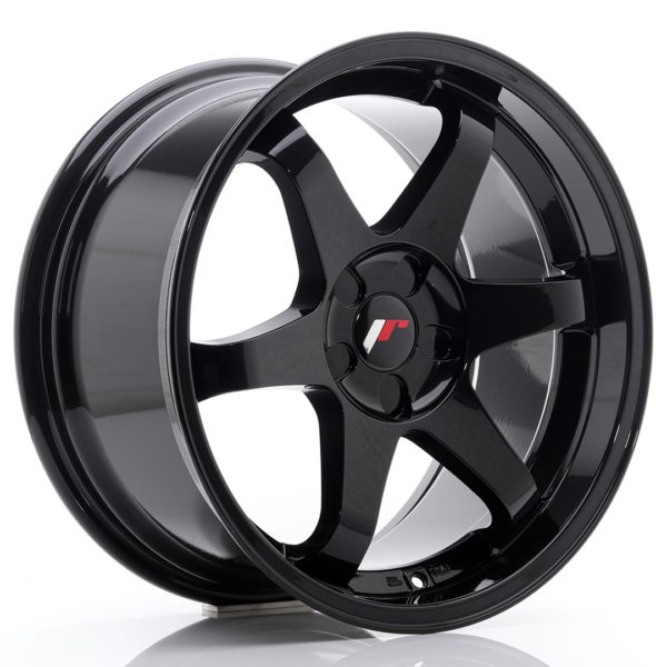 JR Wheels JR3 18x9 ET35-40 5H (Custom PCD) Glossy Black