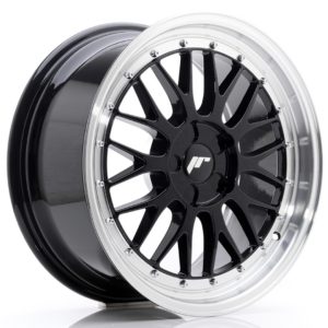 JR Wheels JR23 18x8,5 ET25-48 5H (Custom PCD) Gloss Black w/Machined Lip
