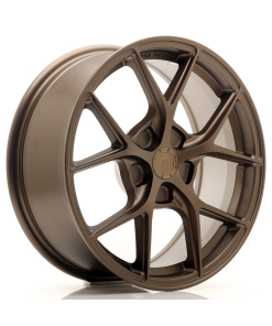 JR Wheels SL01 17x7 ET20-40 5H (Custom PCD) Matt Bronze