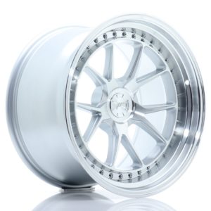 JR Wheels JR39 18x10,5 ET15-22 5H (Custom PCD) Silver Machined Face
