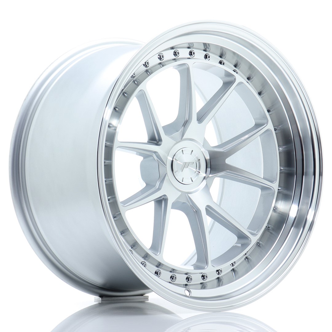 JR Wheels JR39 19x11 ET0-25 5H (Custom PCD) Silver Machined Face
